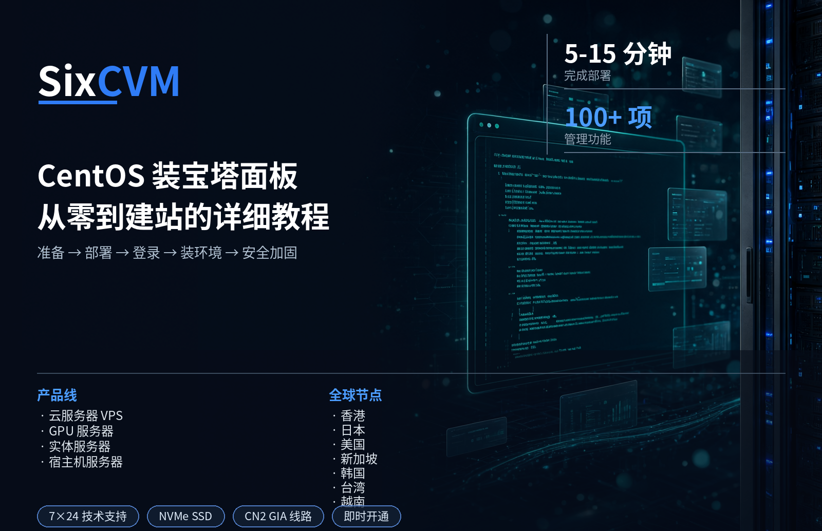 在 CentOS 服务器上安装宝塔面板:一份可以照着做的详细教程